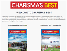 Tablet Screenshot of charismasbest.com